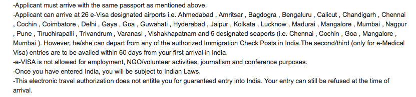 cara buat visa india
